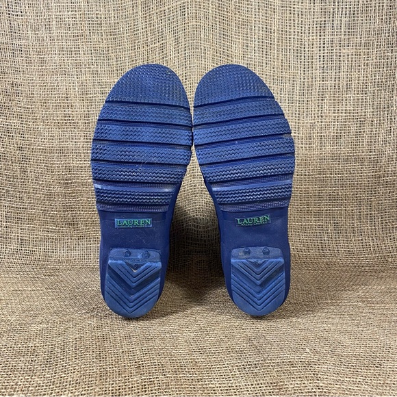 🛑SOLD🛑Ralph Lauren Rain Duck Boots Mikenna Blue Green Waterproof Size 11 M - Picture 10 of 10
